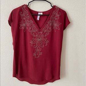 Embroidered Top
